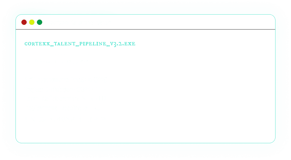 Cortexx Talent Validation Terminal